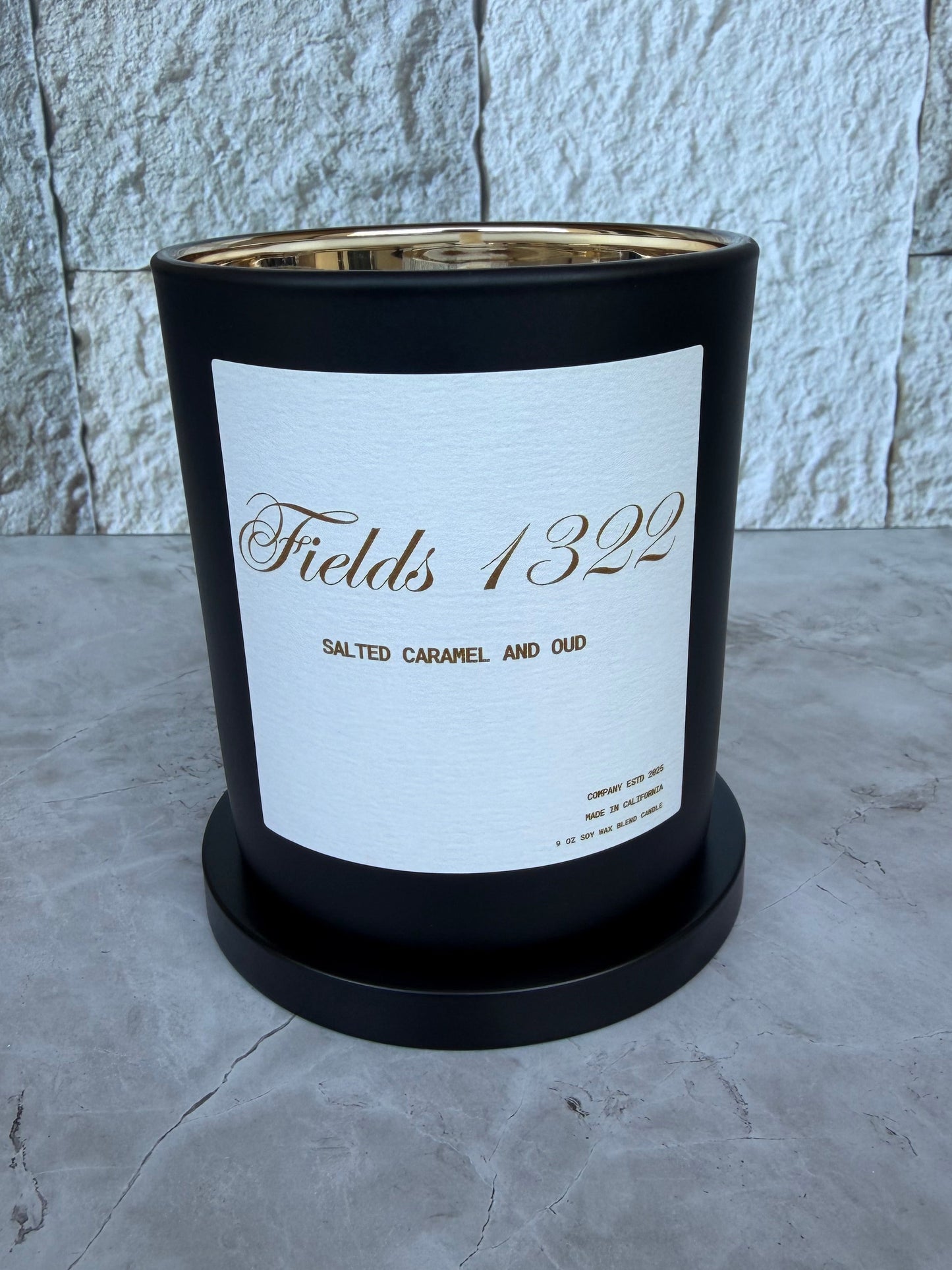 Salted Caramel And Oud 9oz. New Jar
