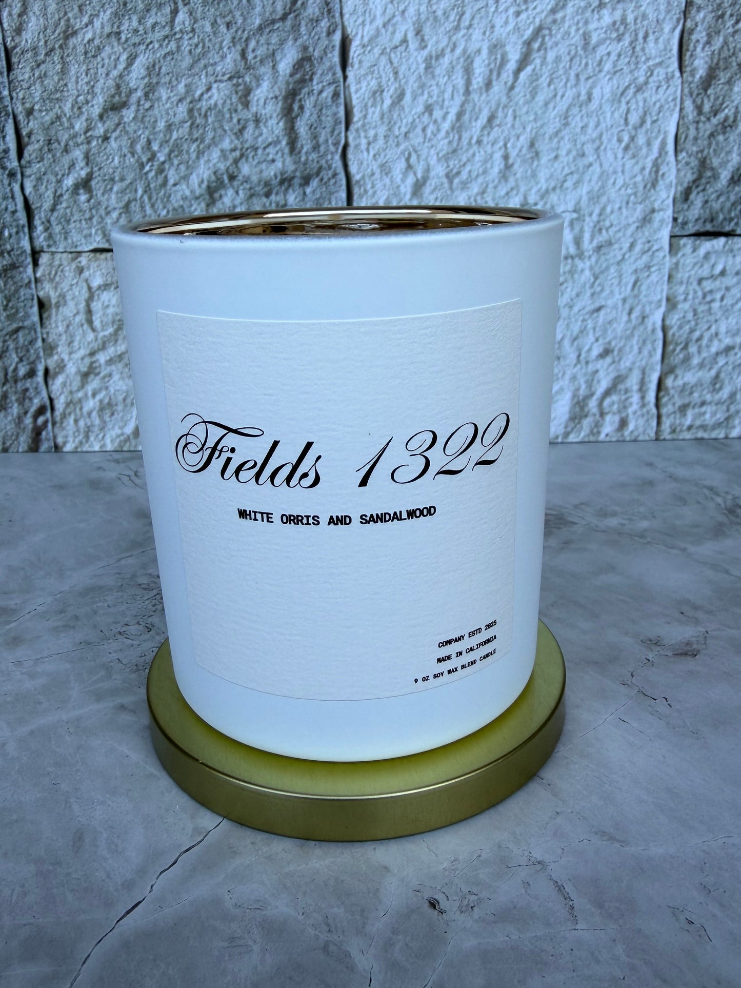 White Orris And Sandalwood 9oz. New Jar